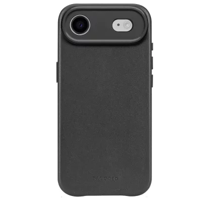 DECODED  Coque pour iPhone 17 Air MagSafe en Cuir Antichocs Noir