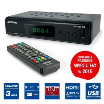 SEDEA D&eacute;codeur TNT  SNT850HD USB