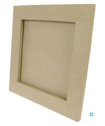 DéCOPATCH D&eacute;copatch CD025C - Un support en papier brun m&acirc;ch&eacute; 2x23x28 cm, Cadre plat rectangle