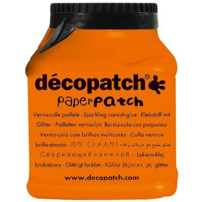 DECOPATCH D&eacute;copatch PP150PAILO - Un pot de Vernis colle Paillet&eacute; PaperPatch 180g