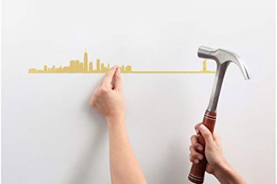 D&eacute;coration murale New York dor&eacute;