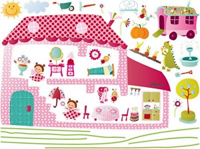 LILLIPUTIENS Decoration murale Stickers Muraux Liz 