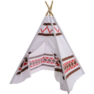 DREAMLAND Decoris Tipi Enfant &Agrave; Motif, Blanc et Marron