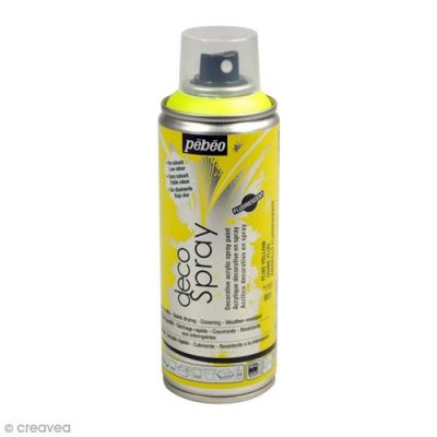  Decospray pebeo aerosol 200ml jaune fluo