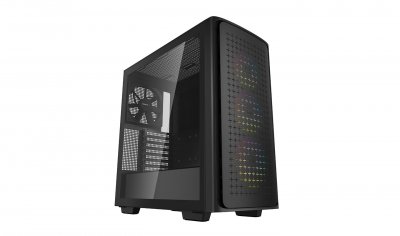 DEEPCOOL  ck560 cristal templado argb usb 3.1 negra