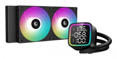 DEEPCOOL  LD240 Processeur Kit watercooling 12 cm Noir 1 pi&egrave;ce(s)
