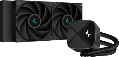 DEEPCOOL  - LS520S Zero Dark - Watercooling AIO CPU - 2x120mm - Noir