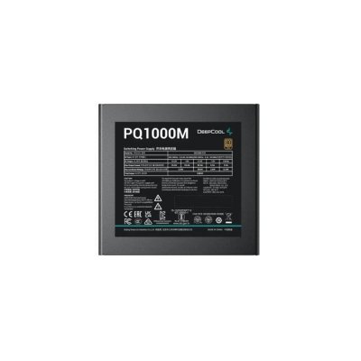 DEEPCOOL  Pq1000m 1000w 80 Plus Gold Modular Power Supply Noir