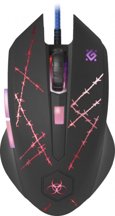 DEFENDER  Forced GM-020L 5 Souris de jeu 3200 DPI Noir
