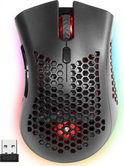 DEFENDER  Warlock Gm-709l Souris Droitier Rf Sans Fil Optique 2400 Dpi 