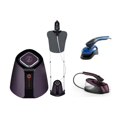 HERZBERG D&eacute;froisseur vapeur avec station de repassage 4.5bar  hg8058