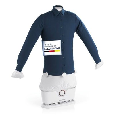 CLEANMAXX D&eacute;froisseur vapeur  b&uuml;gler f&uuml;r hemden & blusen 1800 w blanc