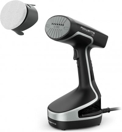 ROWENTA D&eacute;froisseur vapeur puissant 2000W noir argent&eacute;