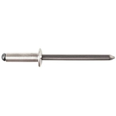 DEGOMETAL  - 100 Rivets Aveugles Standards Alu/Acier T&ecirc;te Ronde Standard 3x12 - 103 130 121