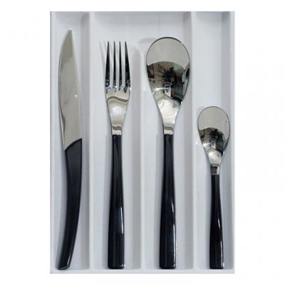 GUY DEGRENNE DEGRENNE - 205887 - Quartz - Coffret de 24 Pi&egrave;ces - Lame Scie - Noir