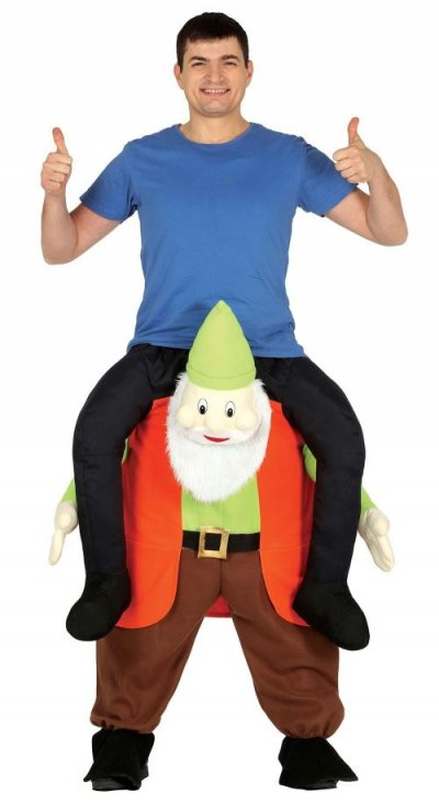 FIESTAS GUIRCA, S.L. D&eacute;guisement Adulte Carry me Gnome Taille 52-54