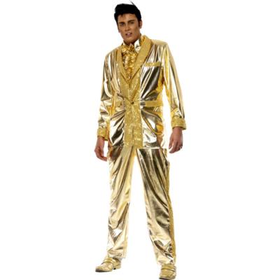 SMIFFY S D&eacute;guisement Adulte Elvis Couleur Or Taille : L