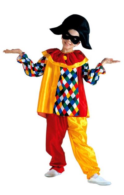 W WIDMANN MILANO PARTY FASHION D&eacute;guisement arlequin enfant 11 &agrave; 13 ans