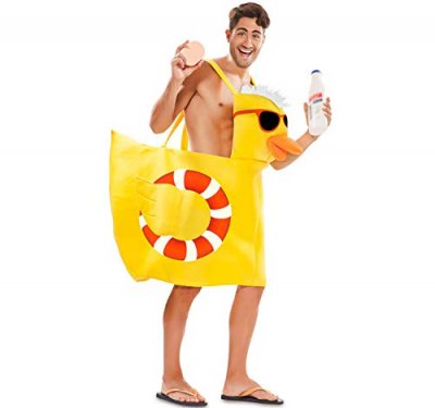 EUROCARNAVALES, SA D&eacute;guisement Canard de Bain Bretelles pour adulte