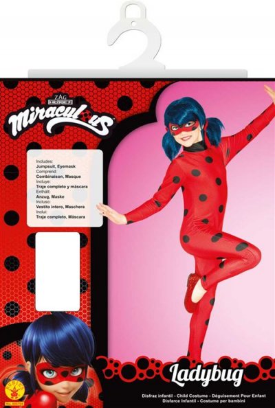 MIRACULOUS LADYBUG D&eacute;guisement Classique Ladybug Miraculous Fille - Rouge - XL