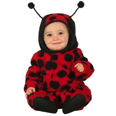 FIESTAS GUIRCA D&eacute;guisement combinaison avec capuche coccinelle b&eacute;b&eacute;