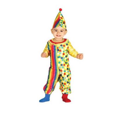 FIESTAS GUIRCA D&eacute;guisement combinaison clown b&eacute;b&eacute;
