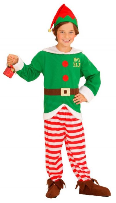 W WIDMANN MILANO PARTY FASHION D&eacute;guisement d'elfe du p&egrave;re no&euml;l - 4/5 ans