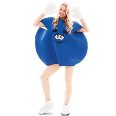 EUROCARNAVALES, SA D&eacute;guisement de bonbon bleu adulte