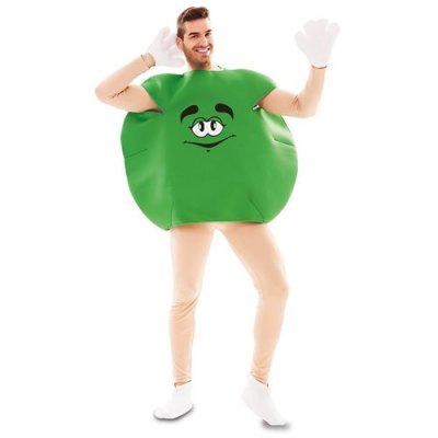 EUROCARNAVALES, SA D&eacute;guisement de bonbon vert adulte