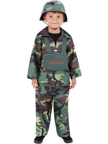 SMIFFYS D&eacute;guisement de camouflage de l'arm&eacute;e pour gar&ccedil;on - 4-6 ans