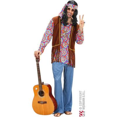 W WIDMANN MILANO PARTY FASHION D&eacute;guisement de Hippie Homme Psychedelic (Taille Europ&eacute;enne 48/50)