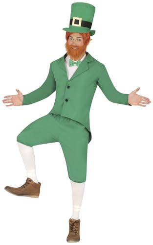 FIESTAS GUIRCA, S.L. D&eacute;guisement De Lutin Vert Irlandais Leprechaun Pour Homme (Taille L)