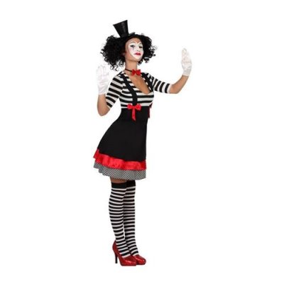 ATOSA Deguisement De Mime Femme - Noir / blanc - T-1