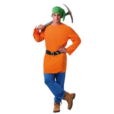 FIESTAS GUIRCA D&eacute;guisement De Nain Taille Unique Orange 80660  TAILLE UNIQUE - 80660 