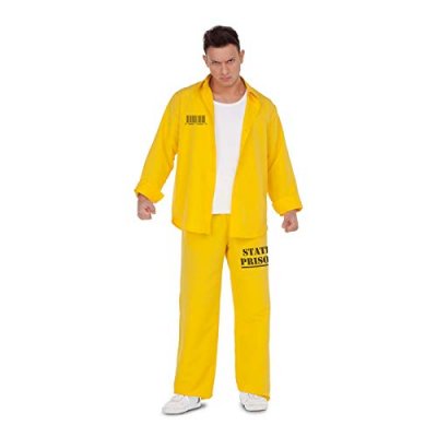 MY OTHER ME FUN COMPANY, SL D&eacute;guisement De Prisonnier Jaune Pour Homme (Taille M/L)