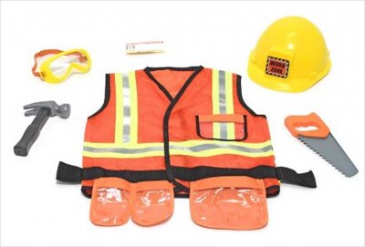 MELISSA & DOUG D&eacute;guisement enfant Costume de Travailleur de la Construction