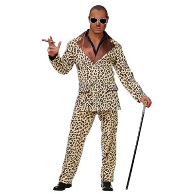 WIDMANN D&eacute;guisement Entremetteur Costume Jaguar Homme - L - Marron - 85853
