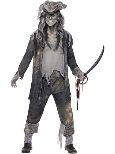 SMIFFYS D&eacute;guisement fant&ocirc;me pirate homme Halloween