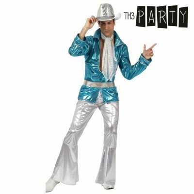 TH3 PARTY D&eacute;guisement homme disco bleu XS/S - D&eacute;guisements et f&ecirc;tes