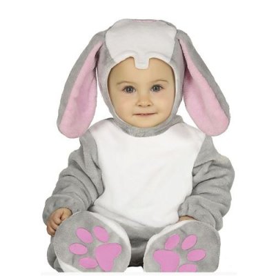 FIESTAS GUIRCA D&eacute;guisement - Non sp&eacute;cifi&eacute; - Petit Lapin Gris - B&eacute;b&eacute; - Mixte - Int&eacute;rieur