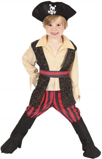 BOLAND D&eacute;guisement Petit Pirate Paul - Enfant - 3/4 ans (96 &agrave; 104 cm) 