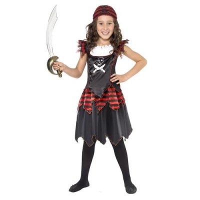 SMIFFYS D&eacute;guisement Pirate T&ecirc;te De Mort Fille - 4/6 Ans - Noir - 32341S