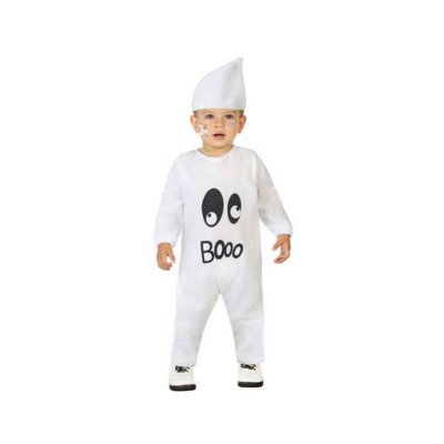 ATOSA D&eacute;guisement pour B&eacute;b&eacute;s Fant&ocirc;me Blanc (2 Pcs) (Taille 6-12 Mois)
