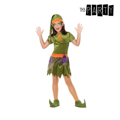 BIGBUY D&eacute;guisement pour Enfants Lutin Vert (5 Pcs) (Taille 3-4 Ans)
