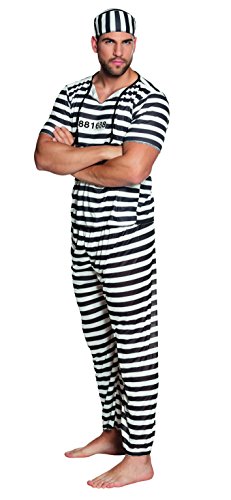 BOLAND D&eacute;guisement Prisonnier Homme M/l Blanc 83820 M/L - 83820