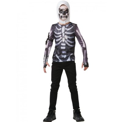 FORTNITE D&eacute;guisement Top  + cagoule ado Taille 12/13 ans  Skull Trooper