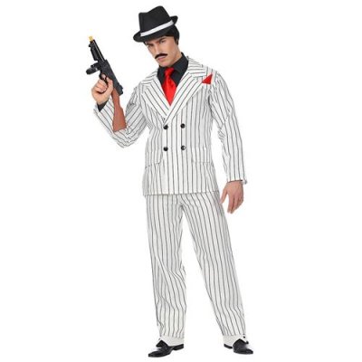 WIDMANN D&eacute;guisement XL de Gangster Blanc pour homme