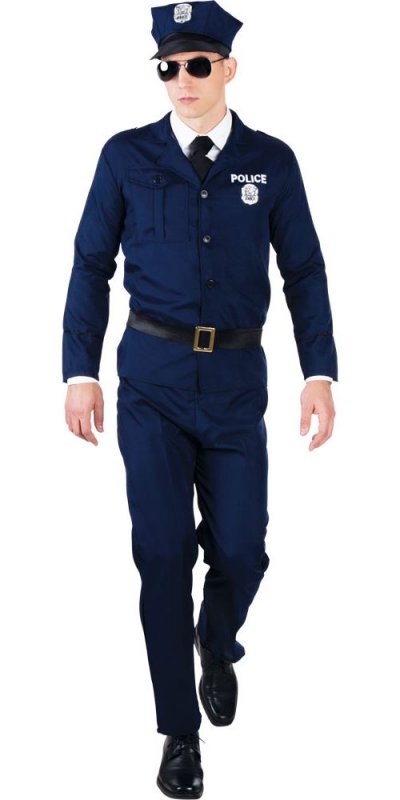 BOLAND Deguisements Fun Costumes COSTUME ADULTE OFFICIER DE POLICE