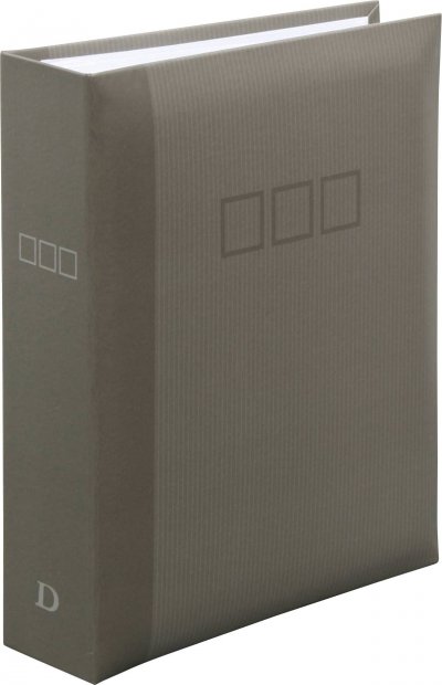 DEKNUDT  Einsteckalbum 18,3x22,8 200 Fotos 10x15 grau A40H70200PH
