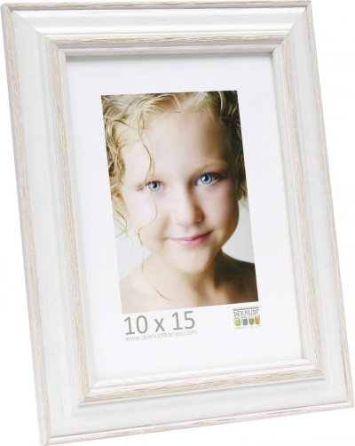 GENERIQUE Deknudt Frames S221H1 Basic Cadre Photo Bois Blanc/Beige 10 x 15